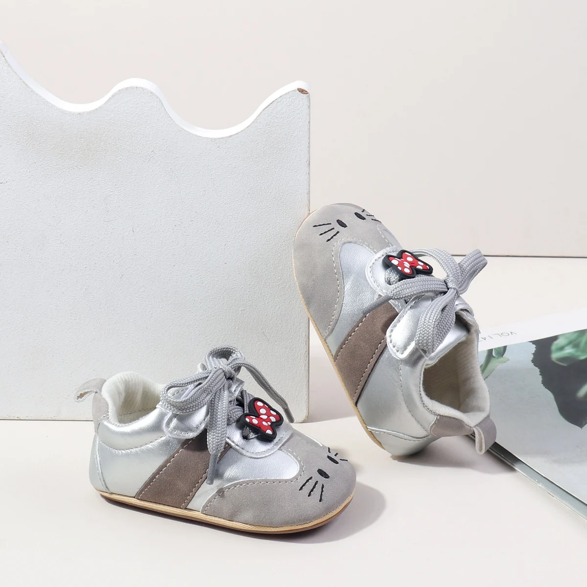 Cute Animal Design Soft TPR Outsole Baby Girl Shoes Prewalker Shoes for Girls supplier