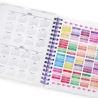 Planner Mermaid Series Beads Week To View Planner Cute Plastic Cover 2021 Planner With Sequins