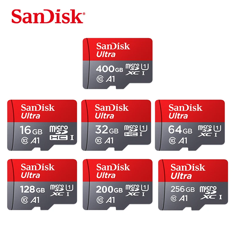 Aardbei Strippen plan Original Sandisk Sd Card 32gb 64gb 128gb Micr Tf Card A1 Ultra Class 10 /  U3 A2 Extreme Memory Card 200gb 400gb 512gb 1tb 2tb - Buy Sandisk Memory  Card,Flash Sd Card,Sandisk