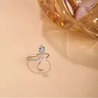 Silver Snake Ring Brand Original Design Animal Jewellery Zircon Diamond 925 Sterling Silver Snake Wrap Ring