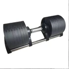 Exercise Gym Fitness Bodybuilding Exercise Quick Adjust Gym Home 20kg Adjustable Dumbbell Set