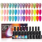 Polish Gel Polish Set Nail Art Enamel Nail Gel Polish UV Gel Kit OEM Create Your Brand Lacquer Nails Gel Polish Set