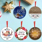 Pendant Ceramic Pendant Customized Christmas Pendant Easter Double Side Printing Bright Pendant