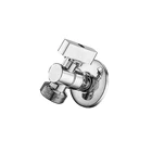 Brass Cock NEW Model Male Thread Brass Metal Angle Stop Ball Cock Valve For Wash Machine