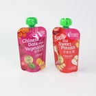 Aluminum Spout Liquid Foil Spout Squeeze Aluminum Foil Stand Up Baby Packing Food Fruit Juice Liquid Spout Pouch