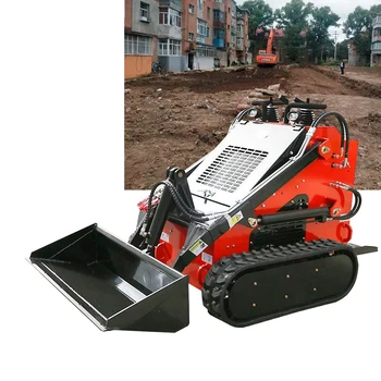 OEM Construction small wheeled skid steer loader mini crawler skid loader suitable for various attachments