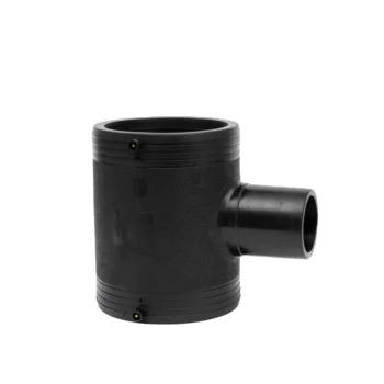 JY hdpe Electrofusion equal Tee Fittings 3 Way high pressure Tee Connector in sale