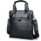 Leather Handbag 2021 New Men's Leather Shoulder Bag Handbag Vertical Casual Messenger Bag Business Briefcase