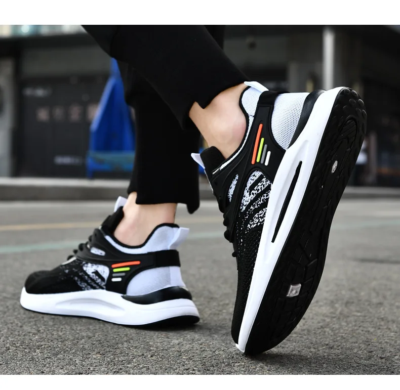 2023 New air cushioning men sports shoes students running trend causal mens shoes