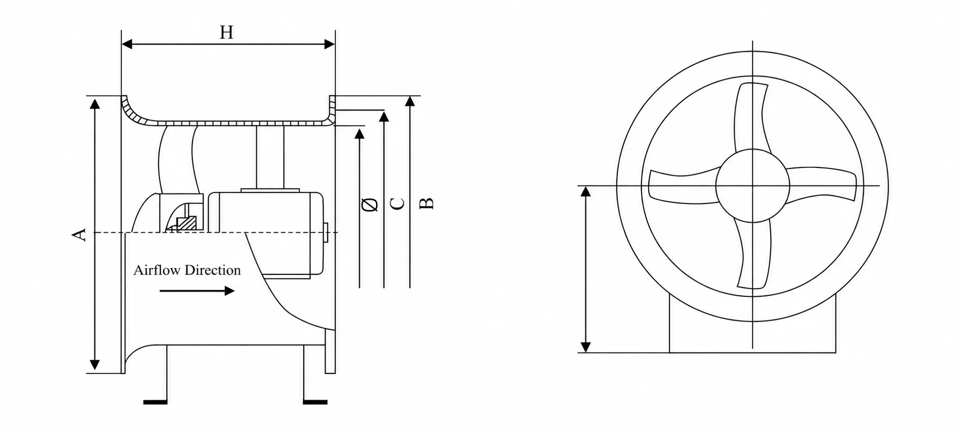 Proof Fixed Louvered Fan, ATEX, 4kW, 7.5kW, FRP - detail 12