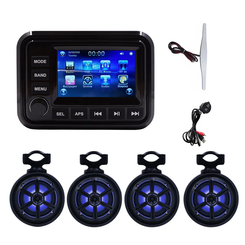 Utv Utv 5'' Mp5 Stereo Radio Blue-tooth 