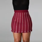 Skirt Girls Fashion High Waist Zipper Skirt Shorts Girls Street Punk Black Skirt Slim Skirt
