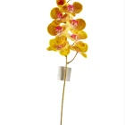 Green Made In China High Quality Outdoor Wedding Green Plant Wall Decoration 8 Head Butterfly Orchid Artificial Flowers