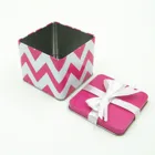 Box Tin Square Cake Cookie Box Tin Metal Gift Box
