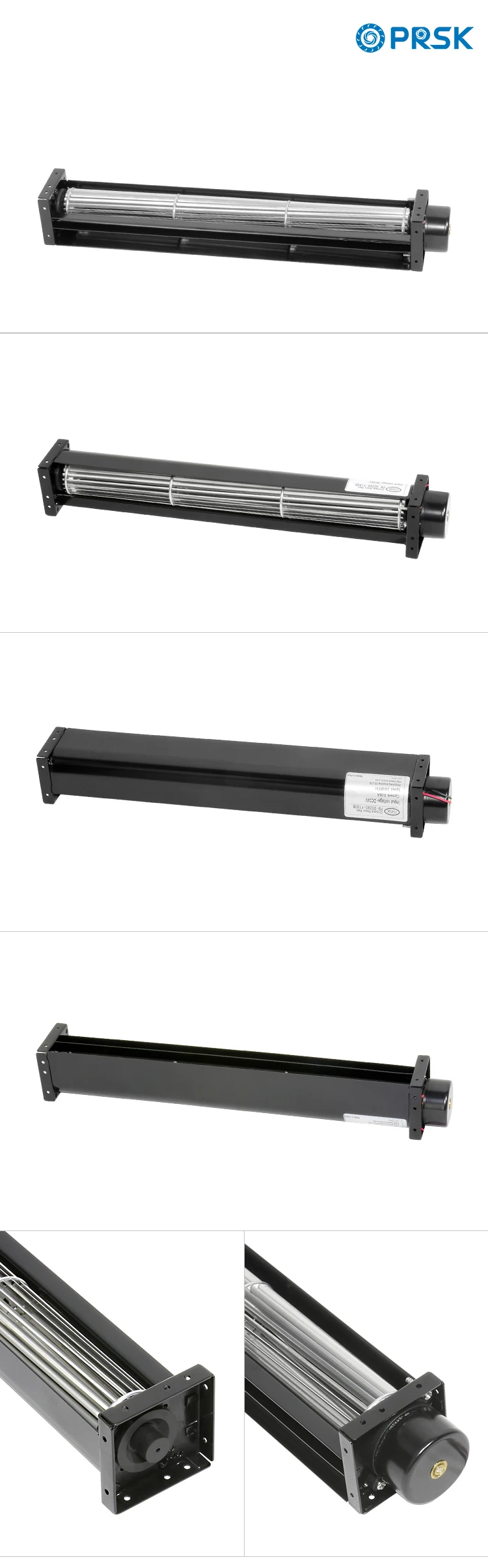 Blade Cross Flow Fan, PRSK, 12V, 24V, 30*350mm - detail 2