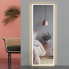 Mirrors Mirror Light Arch Home Decor Long Wall Mirrors Full-Length Mirror With Led Light