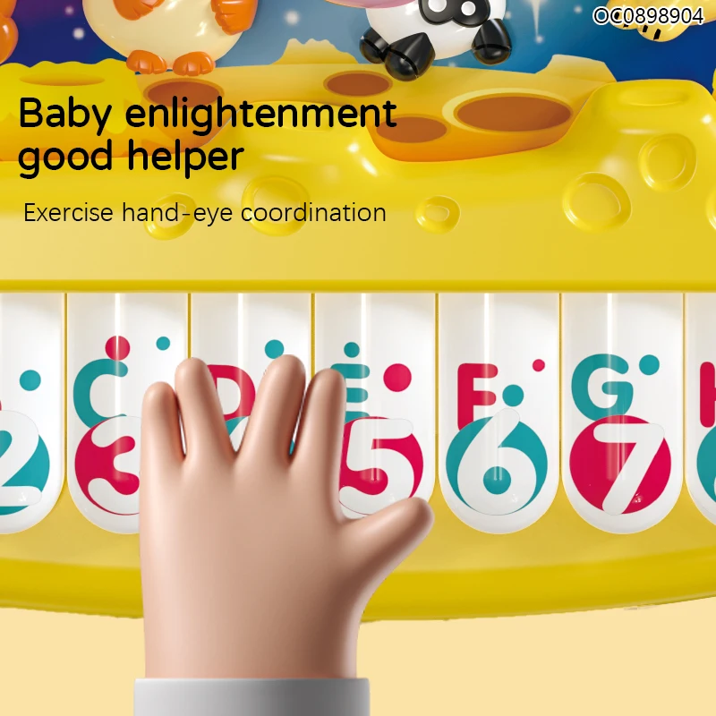 Preschool baby sensory educational toys 0-3 electric keyboard piano with ic