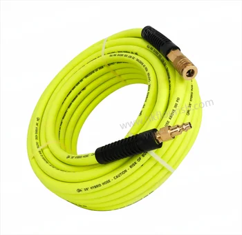 hybrid heavy duty weather resistant customized rubber&PVC air hose MNPT fittings compressor air hose