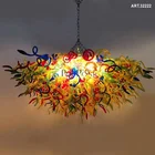 Light Lighting Chandelier Chihuly Style Light Fixtures Hand Blown Glass Chandelier