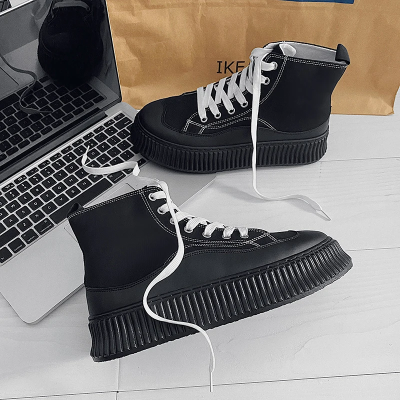 2023 Custom Casual Shoes Trendy Sneakers men new Thick bottom Fashion Classic Canvas Shoes