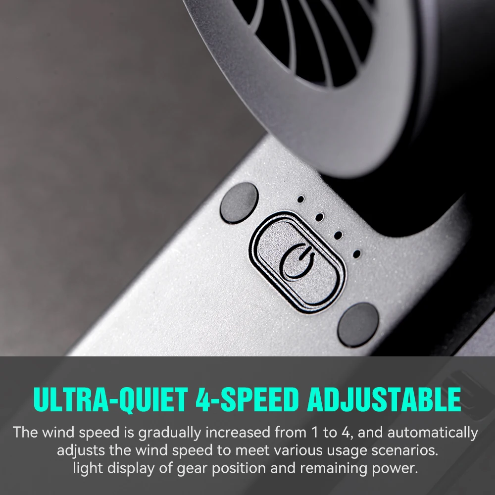 Handheld Outdoor Portable Fan, ABS, H6 - detail 8