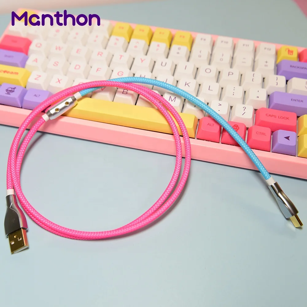 Oem Custom Usb Type C Gx12 Tab Coil Coiled Mechanical Keyboard Cable With Aviator Connector - Buy Keyboard Cable,Coiled Keyboard Keyboard Cable Product on Alibaba.com