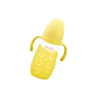 Glass Bottles 260 Ml Baby Heat Insulate Milk Glass Bottles With Protector Glass Feeding Bottles