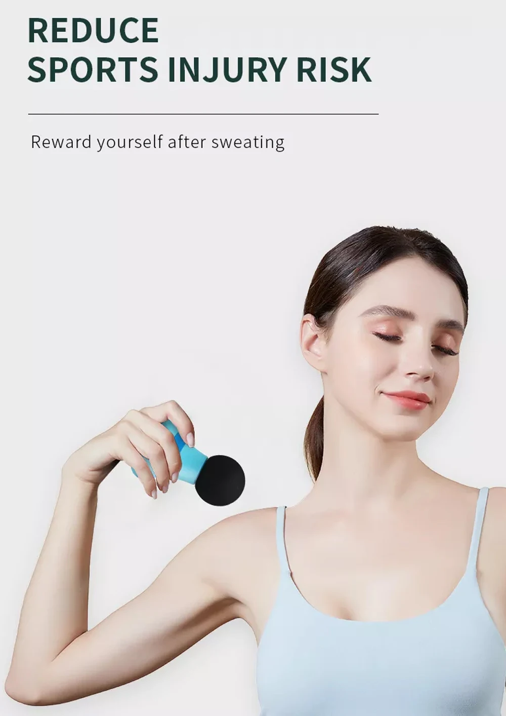 Electric Mini Handheld Massage Gun 6 Speed Vibration Fitness Massager