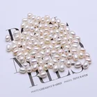 Pearl Beads And Pearls AAA 1-12mm Rice Freshwater Pearl Half Drilled Rice Pearl Beads White Pink Purple