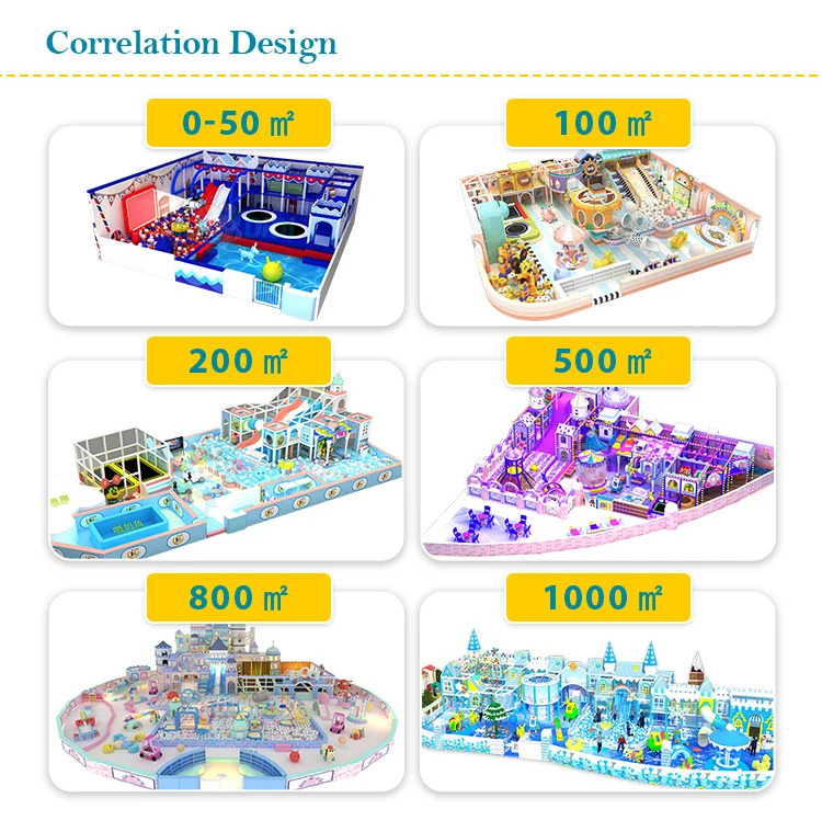 Custom Theme High Capacity Indoor Playground with Stainless Steel Frame and 3D Installation for Kids Play Center