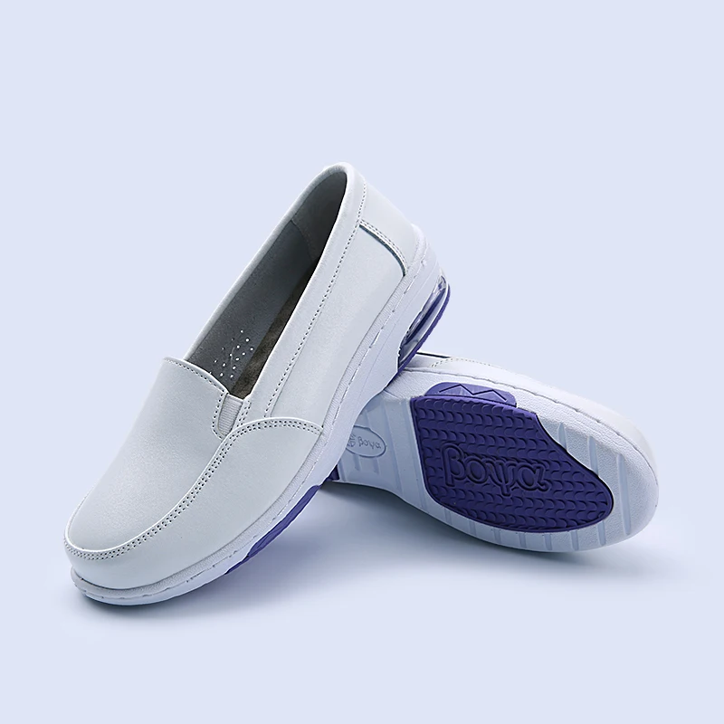 non slip white nursing shoes