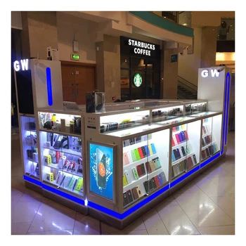 Modern Cellphone Repair Store Design Mobile Accessories Display Furniture Showcase Phone Case Display Wall Cabinet