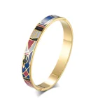 Bangle 2021 New Arrivals Women Summer Enamel Bracelet Bangle