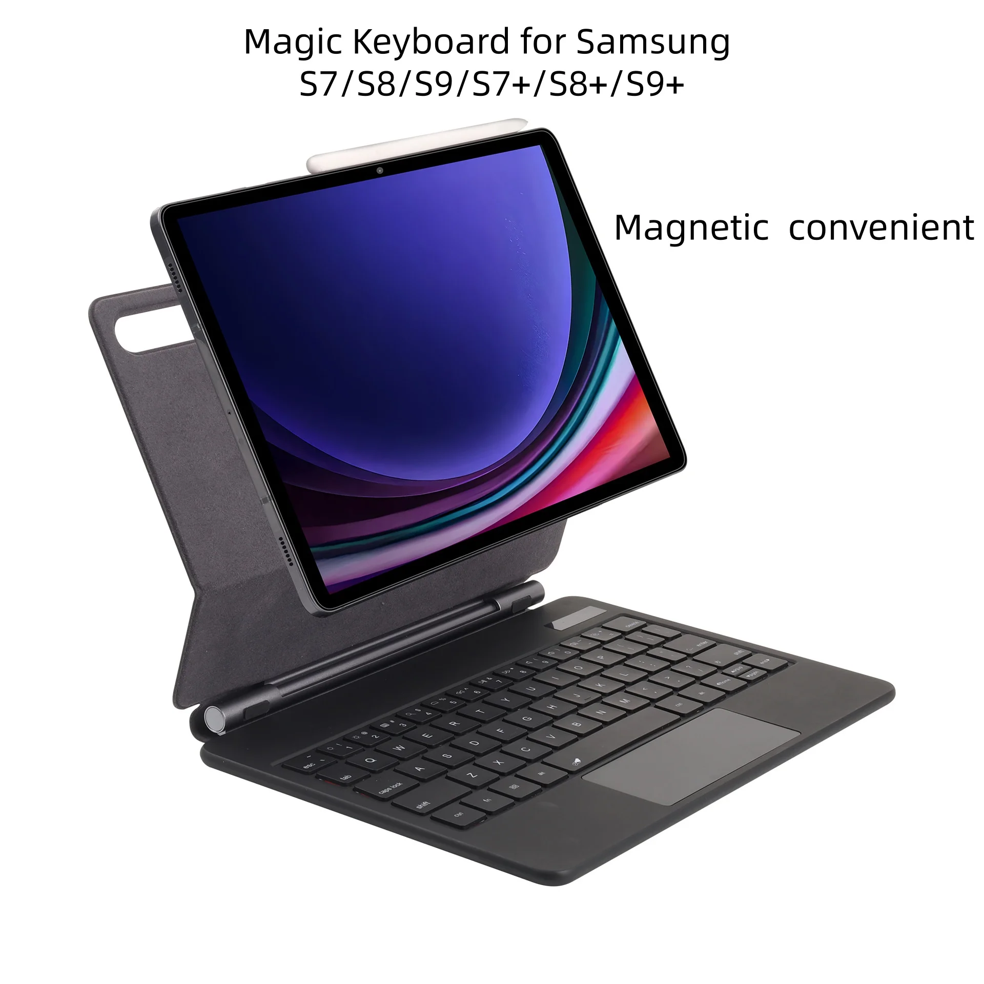 s7fe for blue tooth magnetic multi gesture touch control pencil slot rgb backlit laudtec-2