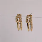 Bridal Earring Earrings China Wholesale Metal Pearl Luxury Bridal Earring Diamond Stud Earring Women