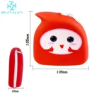 Wallet 2020 Custom Waterproof Zipper Cute Silicone Rubber Coin Purse Silicone Glucometer Wallet