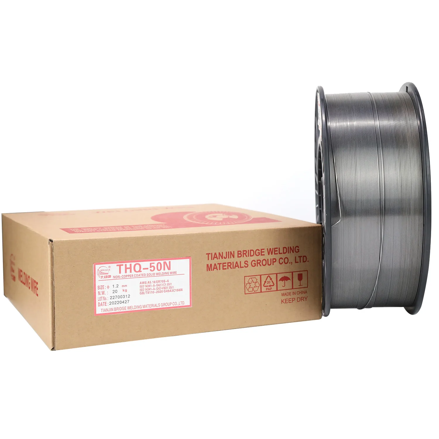 Top Bridge Brand None Copper Coated Mig Welding Wire Er S Thq N