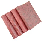 Eco Leather High Quality Eco Friendly 2 Toned Waterproof Recycled PVC Foam Faux Leather For Home Decor