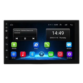 Android 9.1 Car Support Multi Touch Manual Car Video Audio DVD Player Mp5 Player with BT, GPS