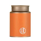 Tin Tea Tin Box Factory Direct Supply Wholesale Tall Round Tin Box Custom Printed Empty Tea Tin Canister