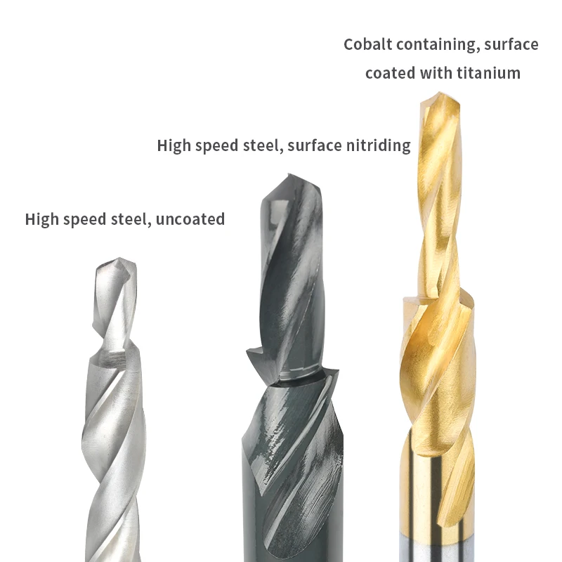 2 Step Tungsten Steel Coated Cobalt HSS M3-M12 Drill Bits 90/180 Degree Countersink Chamfer for Metal Drilling factory