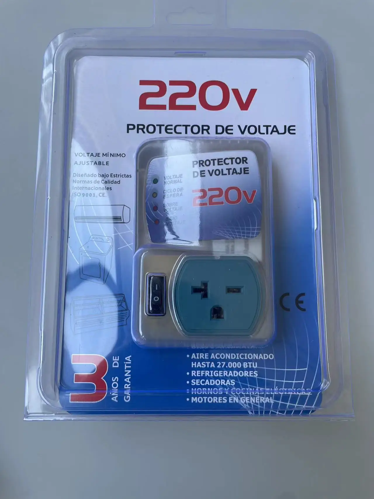 product 10 year factory provides 2 year warranty for american style 220v current protector and household voltage protectors214-9