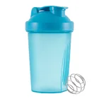 Sports Custom Logo Gym PP Protein Water Bottle Shake Durable Cups Sports Protein Shaker Bottle With Whisk Ball