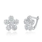 925 Sterling Necklace Earring Necklace Elegant Popular 925 Sterling Silver Earring Ring Necklace Jewelry Sets Women
