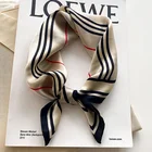 Scarf Scarfs Custom Stripe Printing Head Small Square Scarf Female Hair Scarfs British Small Scarf