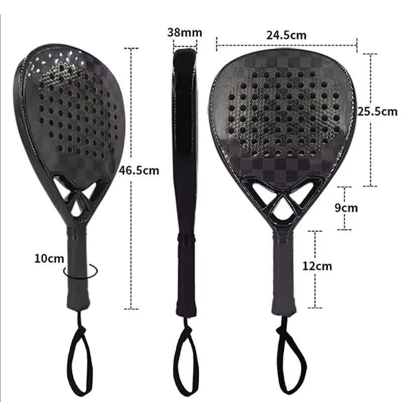 Wholesale Customize Professional Design High Quality Padel Rackets OEM Services Custom Made Paddle Rackets factory