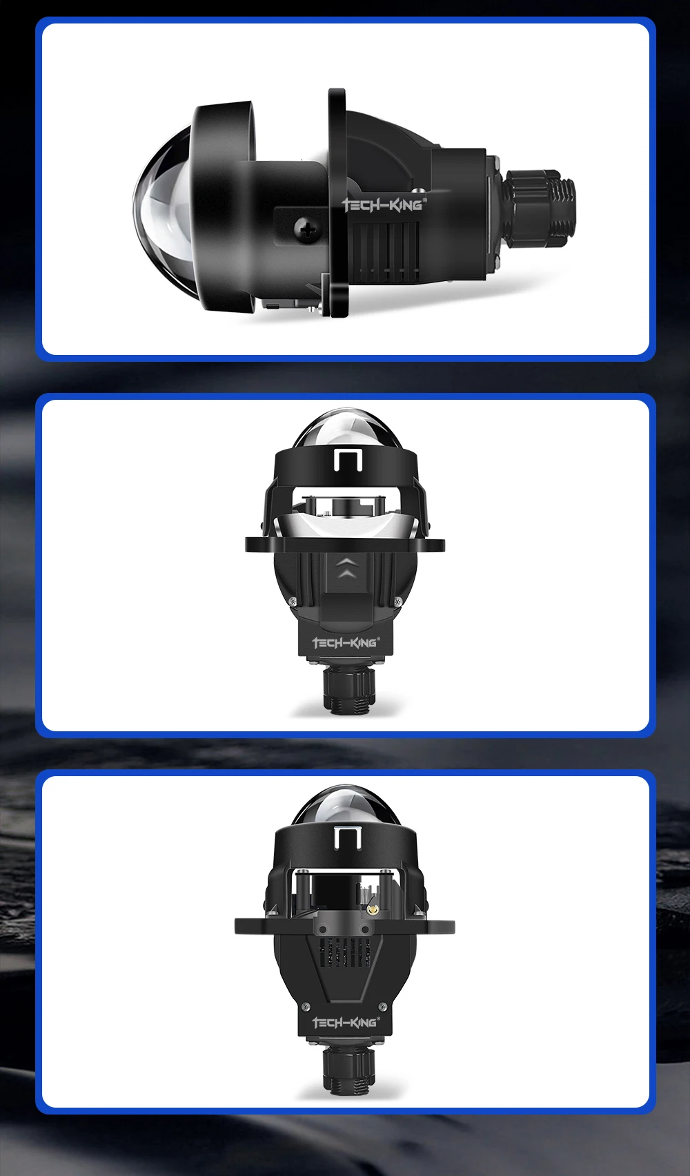 Wholesale M23N High Power Led Headlights Lenses 130W Bi Led Projector Lens Lamp for Car 28000lm H4 Bulbs for Car Accessories