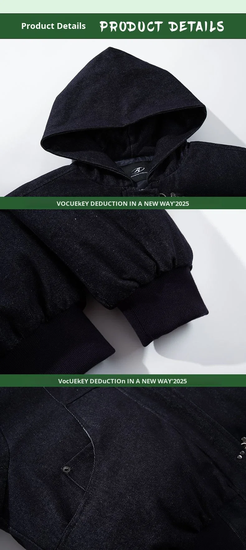 Zongchi Clothing American High Street Retro Metal Airplane Buckle Bomber Jacket Trendy Brand Unisex Workwear Streetwear Coat factory