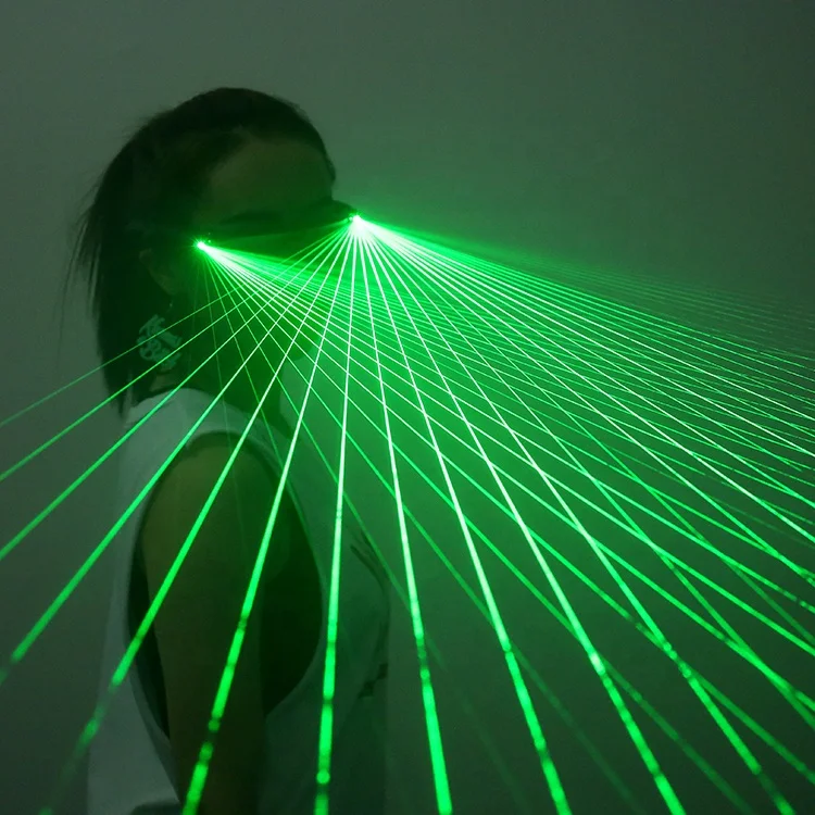 led laser glasses