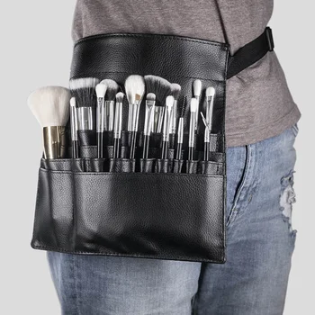 YY Pockets Professional Cosmetic makeup brush roll waist bag brush belt For Salon Hairdressing Tool Bag Make-up artist